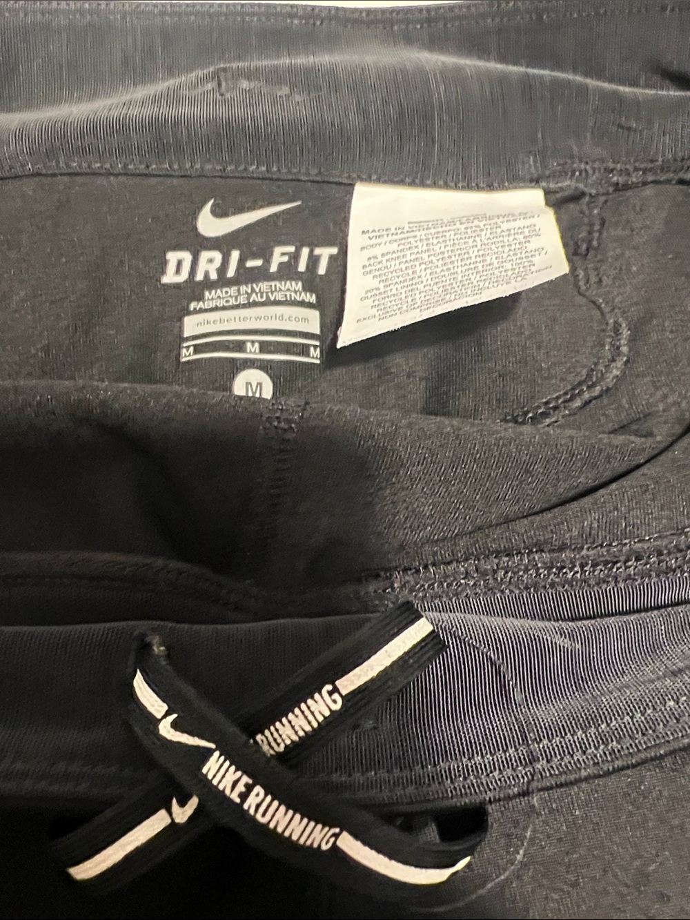 Nine Dri-Fit running capri leggings medium